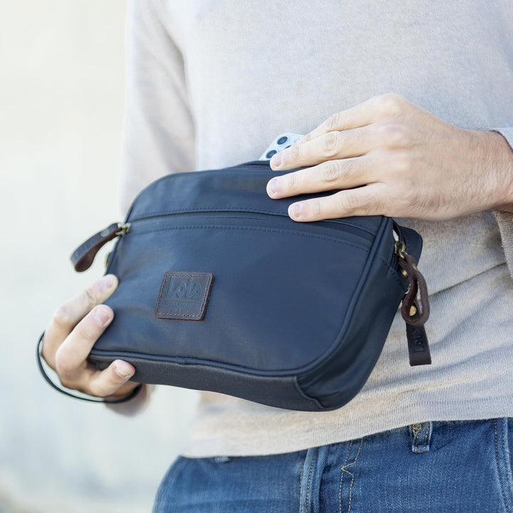 Lois - Umhängetasche Herren - Moderne Herren Handtaschen und Lederhandgelenktasche Herren - Stilvoll
