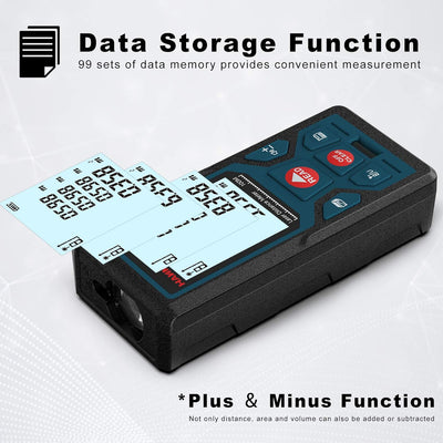 Entfernungsmesser, HANMATEK LM100 100M Digitales Laser Entfernungsmesse mit LCD Hintergrundbeleuchtu