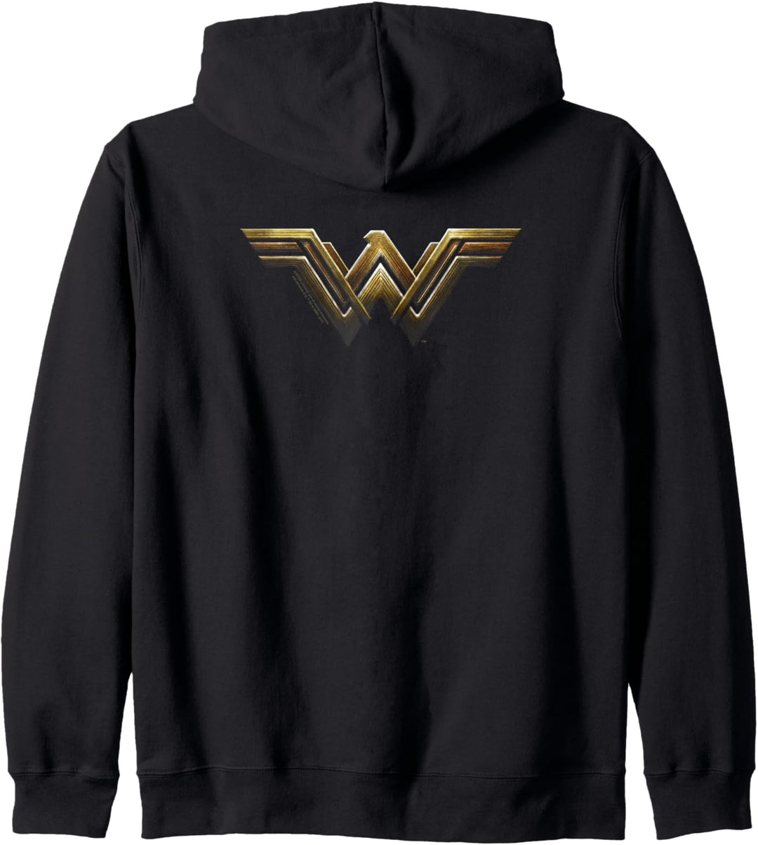 Justice League Movie Wonder Woman Logo: Black Background Kapuzenjacke