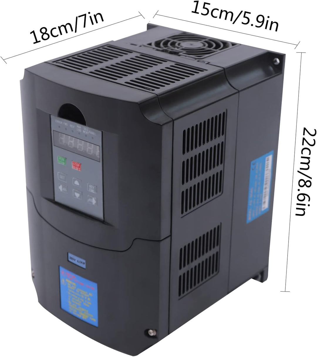 4KW Frequenzumrichter AC VFD VAC Variable Frequency Driver Frequenzumrichter Eingang 1 oder 3 Phase