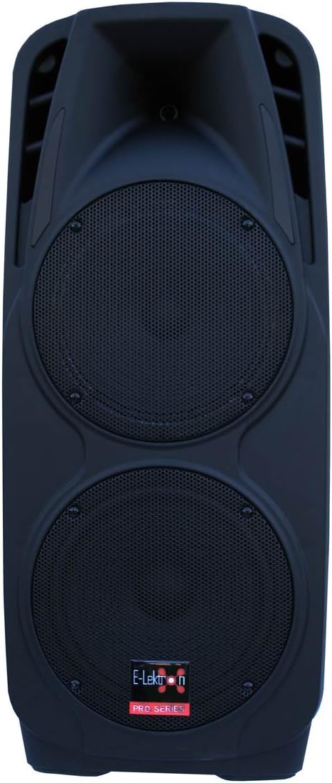 E-Lektron EL225-UHF 600W PA Soundsystem USB/SD Bluetooth Soundanlage mit Akku und Funkmikrofon