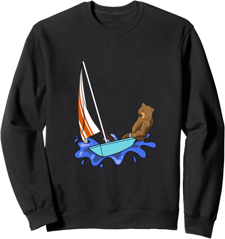 Segeln Boot Anker Segelboot - Kapitän Bär Segler Sweatshirt