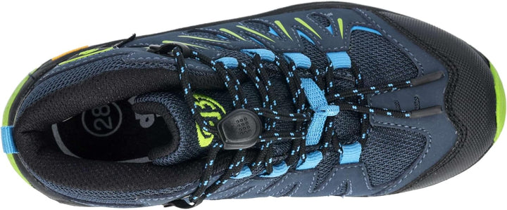 Brütting Mädchen Expedition Kids High Cross-Laufschuh 35 EU Marine Blau Lemon, 35 EU Marine Blau Lem