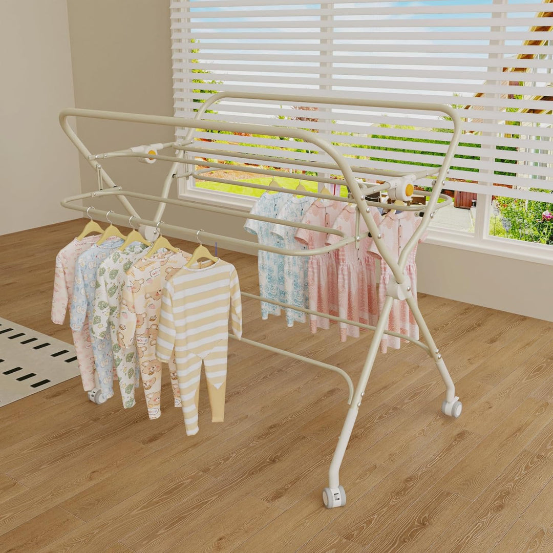 OHMG klappbare Wickelkommode Wickeltisch, Baby Wickelkombi, mit Wickelauflage Sicherheitsgurt und Ab