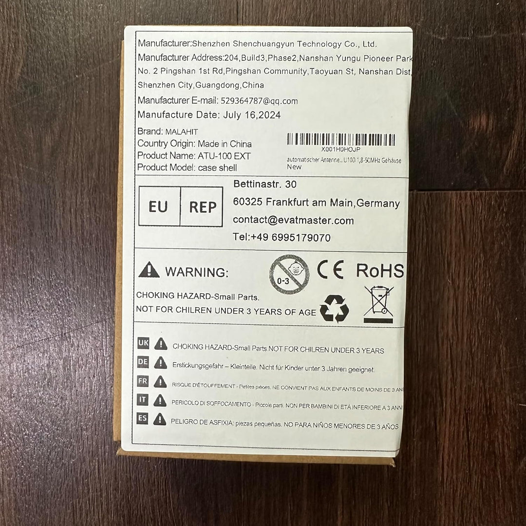 MALAHIT automatischer Antennentuner ATU-100 Box atu100 Shell ATU100 1,8-50MHz Gehäuse