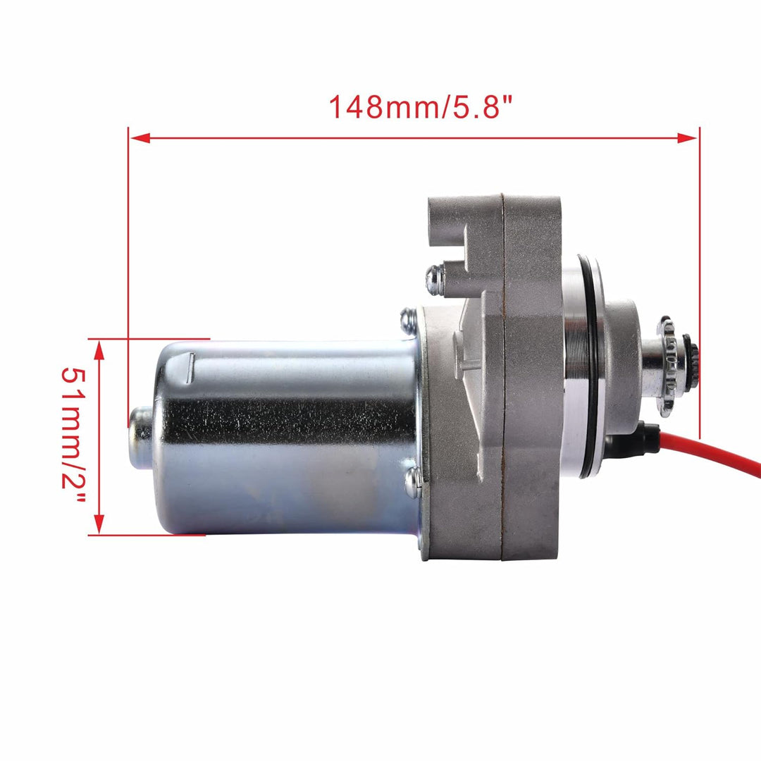 WOOSTAR Elektrischer Anlasser Ersatz für 4 Stroke 50ccm 70ccm 90ccm 100ccm 110ccm 125ccm Taotao Cool