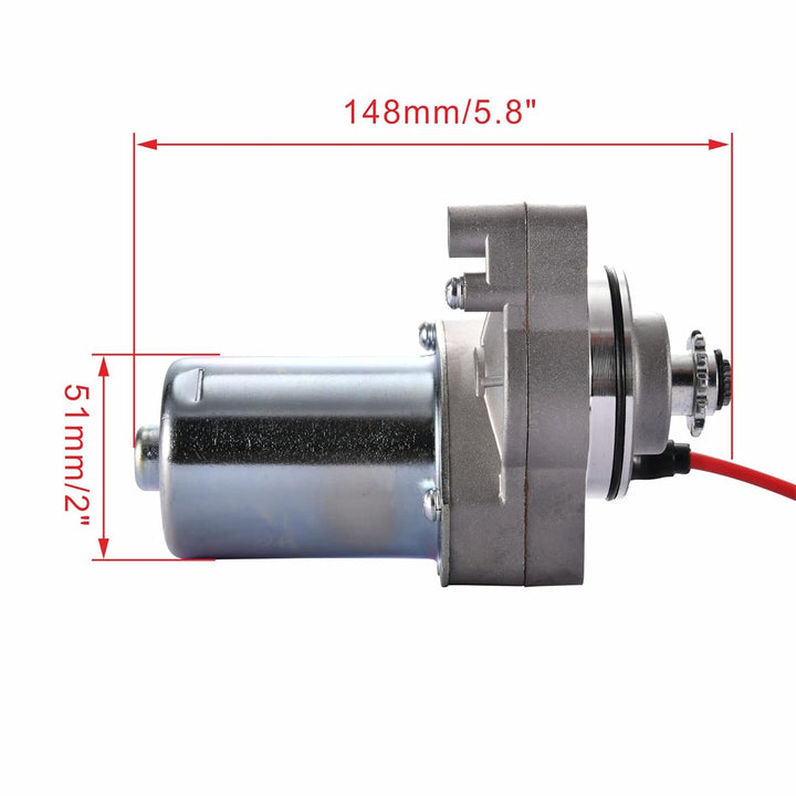 WOOSTAR Elektrischer Anlasser Ersatz für 4 Stroke 50ccm 70ccm 90ccm 100ccm 110ccm 125ccm Taotao Cool