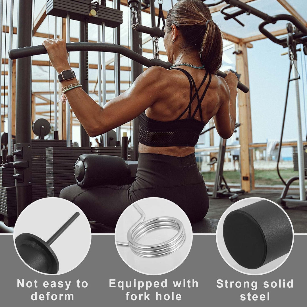 Zusatzgewicht Gym,10 x 100 mm + 3-Schraubenfeder,Gym Weight Stack Pin, Tragbarer Sport Gewichtsstape