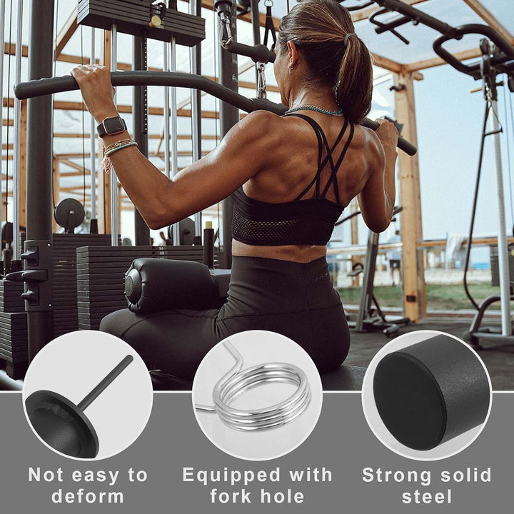 Zusatzgewicht Gym,10 x 100 mm + 3-Schraubenfeder,Gym Weight Stack Pin, Tragbarer Sport Gewichtsstape