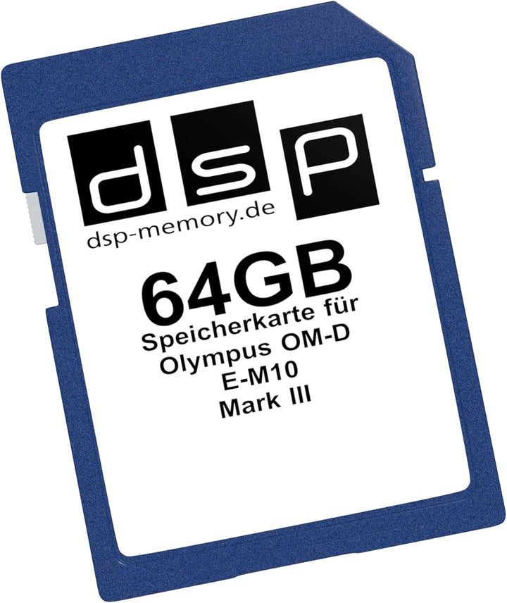 64GB Speicherkarte für Olympus OM-D E-M10 Mark III Digitalkamera