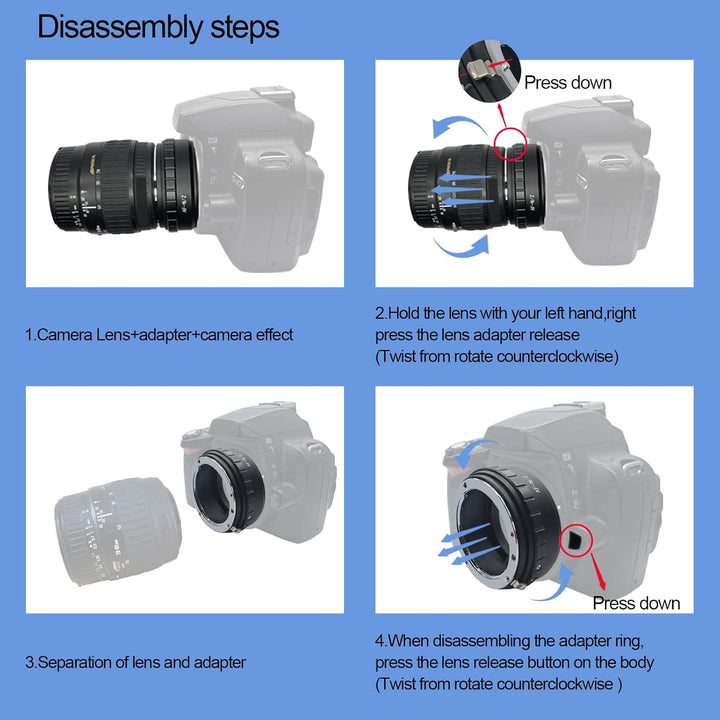 AF-Niko Z Objektivadapter Adapterring,für Minolta AF Objektiv/Sony A Objektiv Kompatibel für Nikon Z