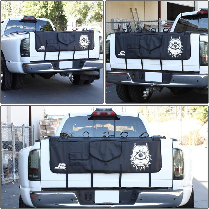 DNA MOTORING TGP-001 134,6 cm B x 38,1 cm H Heavy Duty Vinyl Truck Tail Padded Heckklappenabdeckung