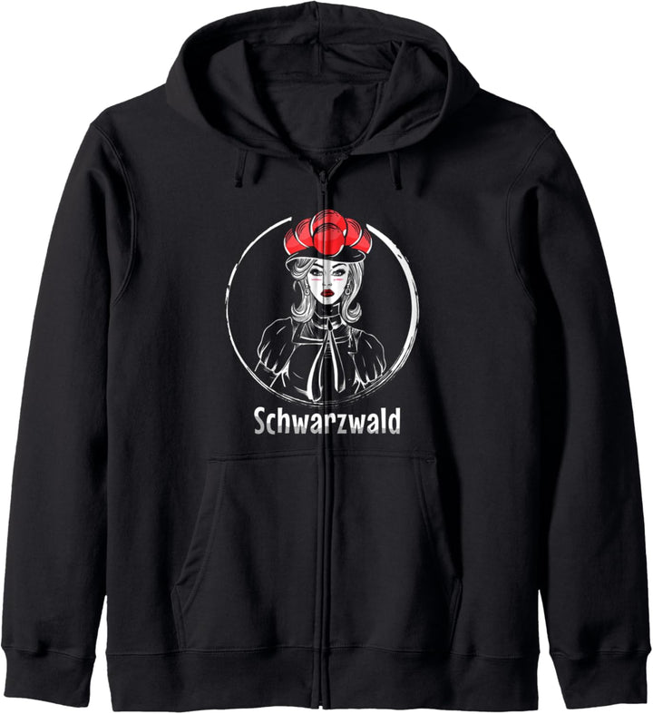 Schwarzwaldmädel - Schwarzwald Kapuzenjacke