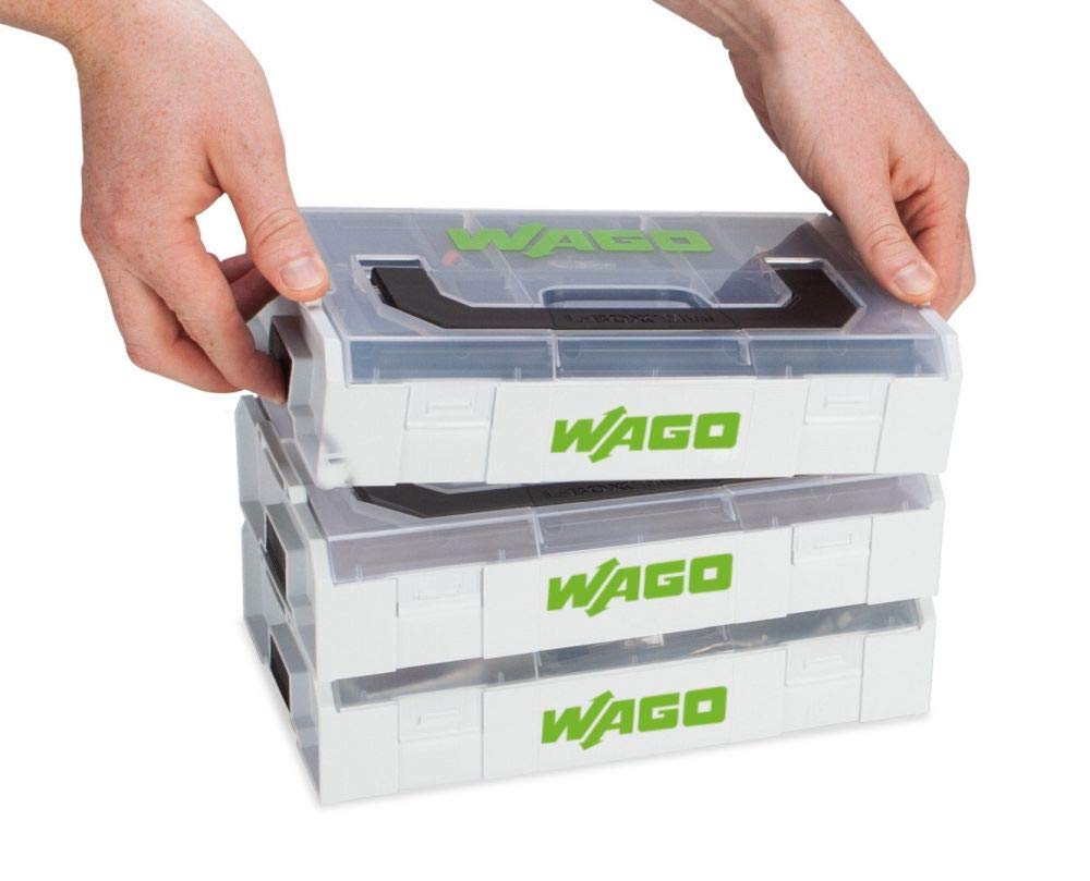 WAGO Original-Set, L-Boxx Mini, Verbindungsklemmen mit Hebel, Serie 221, 887-957 (236 Teile) & JOKAR