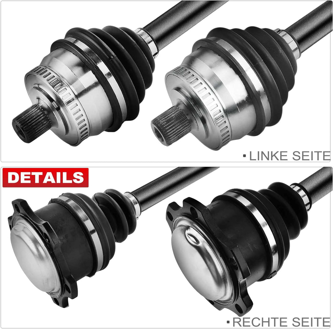 Frankberg 2x Antriebswelle Vorne Links Rechts Kompatibel mit A4 8D2 8D5 B5 1995-2001 Superb I 3U4 20