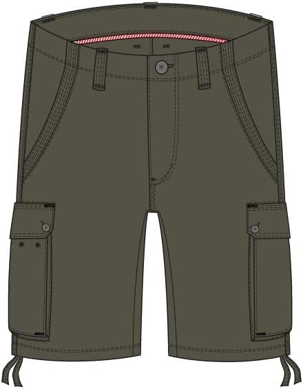 MUSTANG Herren New Cargo Shorts 30 Grape Leaf 6420, 30 Grape Leaf 6420