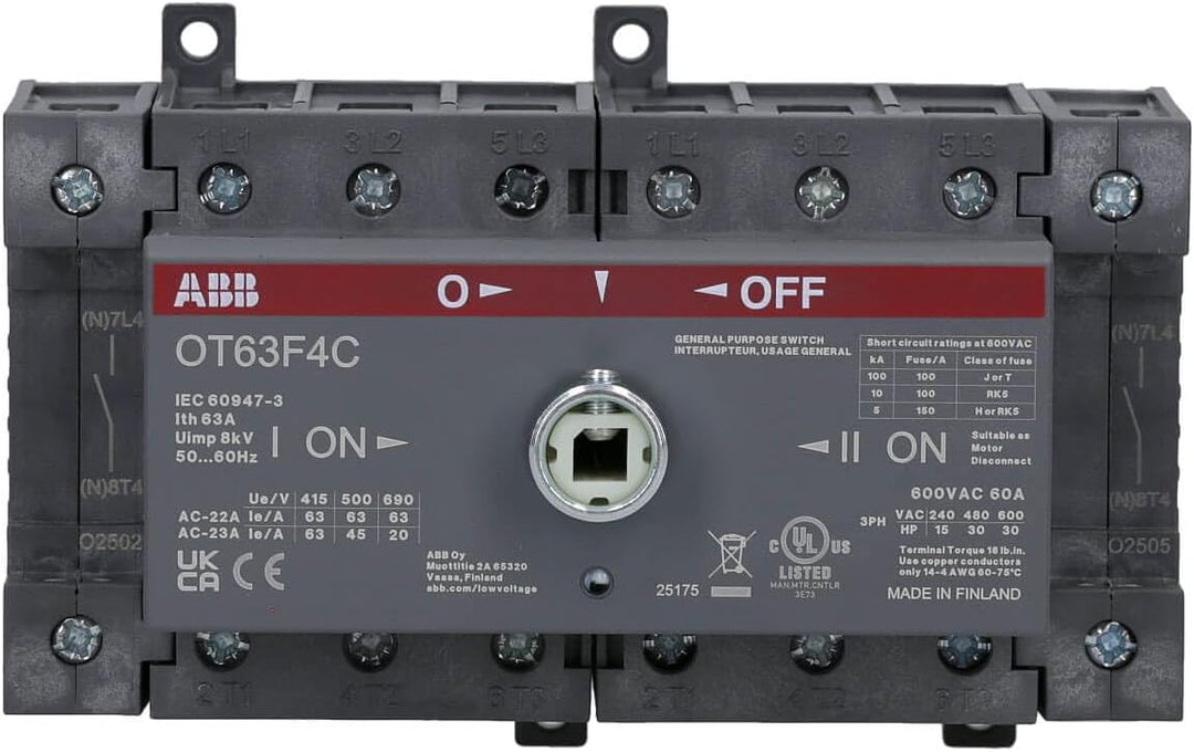 Lastumschalter ABB OT63F4C