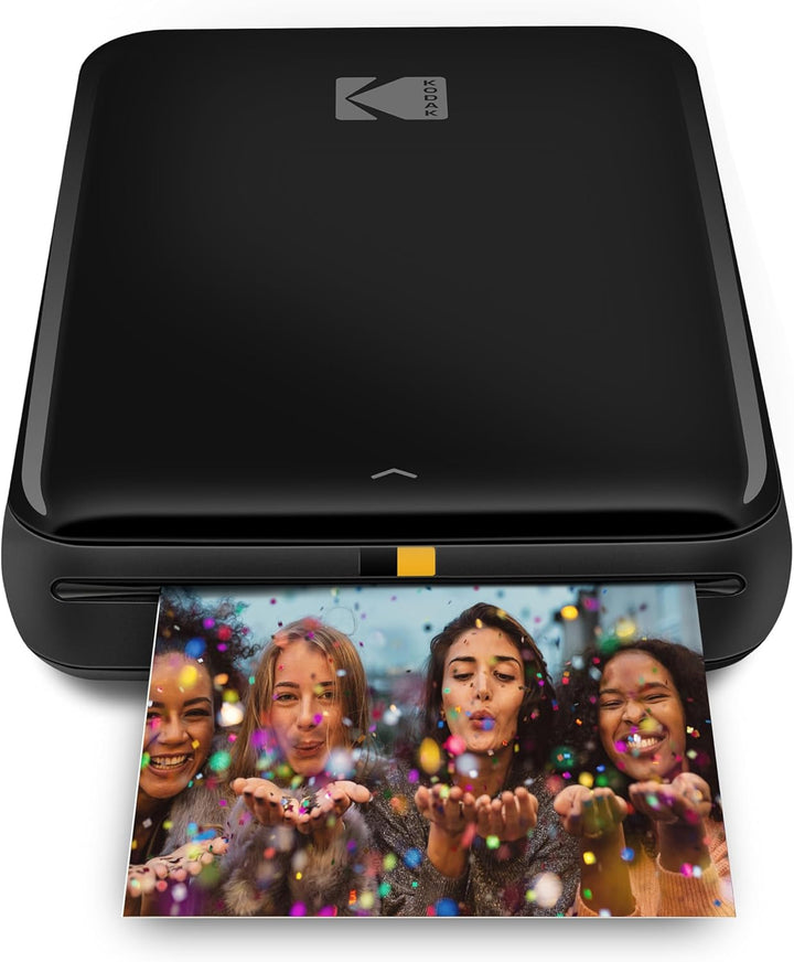 KODAK Step Printer Drahtloser mobiler Fotodrucker mit Zink-Technologie (Schwarz) Reiseset Schwarz St