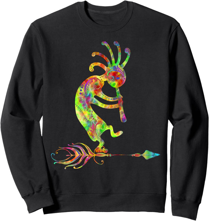 Native American Kokopelli With Feather 1 - Fan Fun Sweatshirt