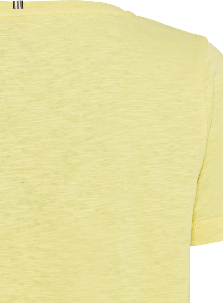 camel active Damen T-Shirt Organic Cotton S Limoncello, S Limoncello