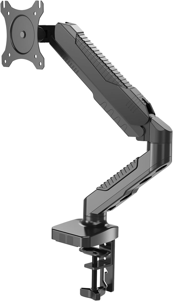 HFTEK Monitor Halter Tischhalterung für Bildschirme 15 bis 34 Zoll (6,5 kg) mit VESA 75/100 (HF12GMC