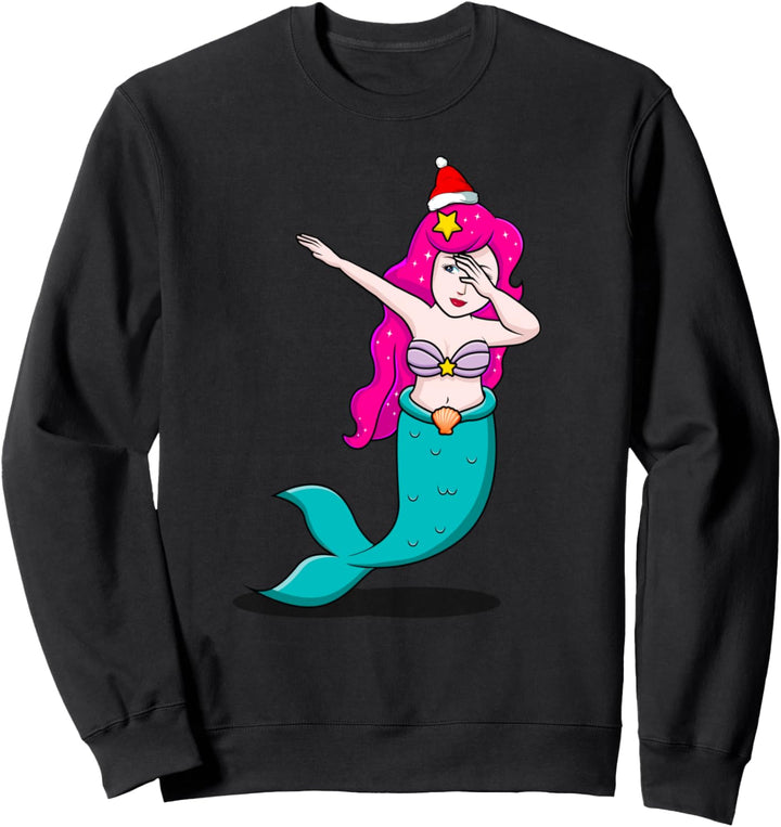 Tupfender Meerjungfrau Funny Christmas Gifts Mermaid Lovers Sweatshirt