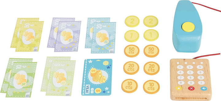 Vilac vilac8102 Cash Registe, 16 x 16,5 cm Pretend Play Registrierkasse, Pretend Play Registrierkass