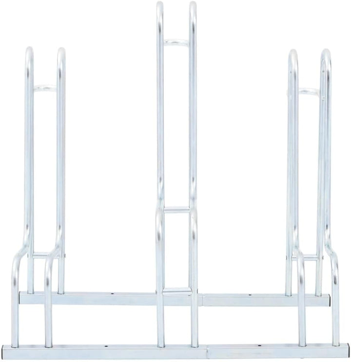 vidaXL Fahrradständer, Aufstellständer für 3 Fahrräder, Radständer Freistehend, Mehrfachständer Bode