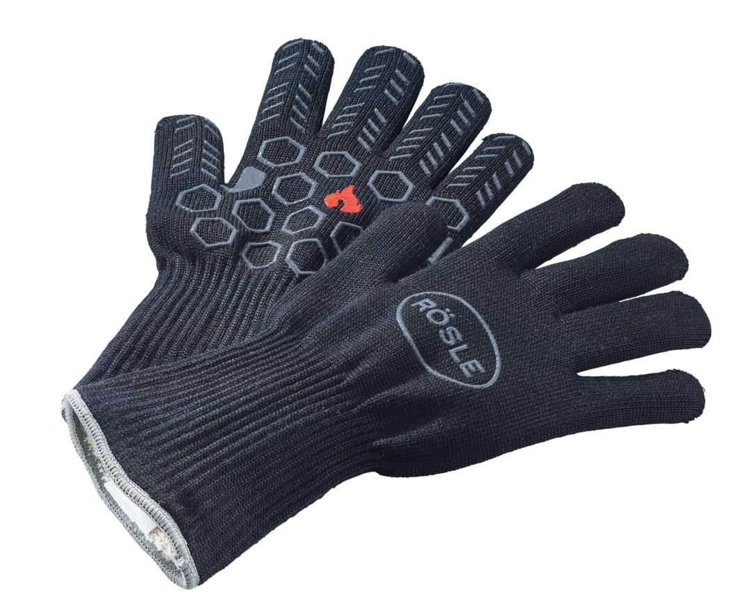 RÖSLE Premium-Grillhandschuhe, Hochwertige Handschuhe zum Schutz vor Verbrennungen, atmungsaktiv und