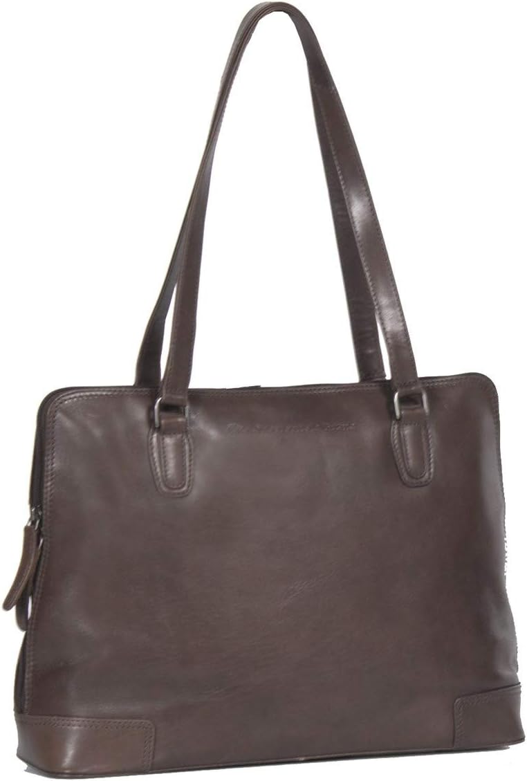 The Chesterfield Brand Flint Schultertasche Leder 37 cm Laptopfach