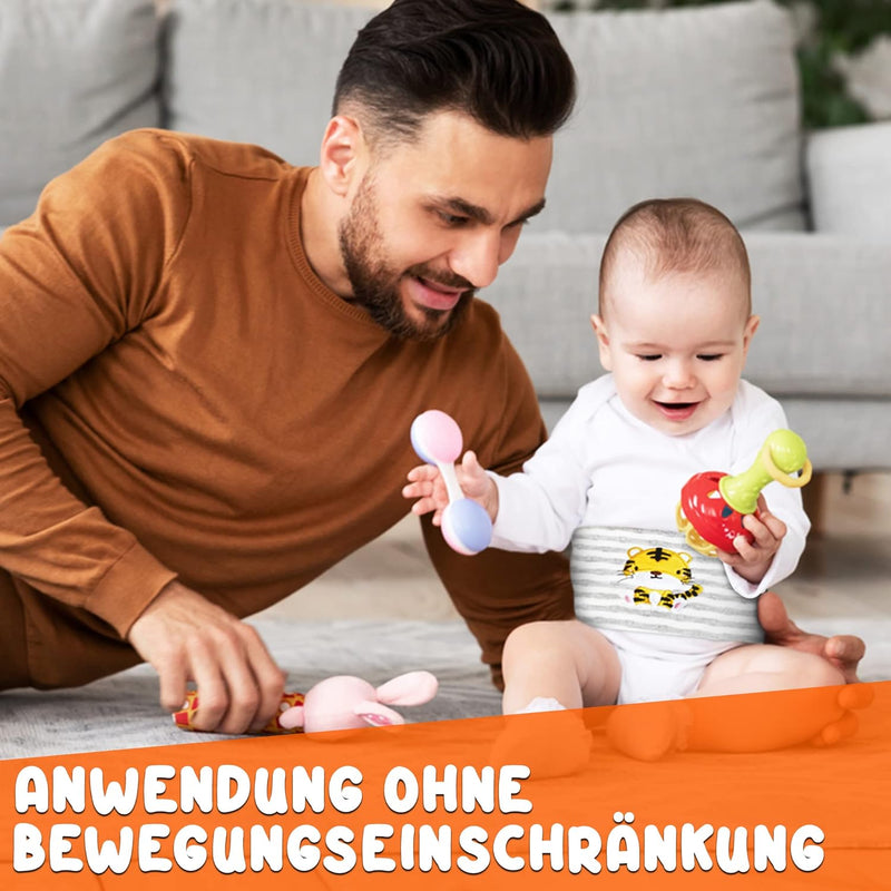 Babywohl Thermo-Gürtel PLUS Wärmflasche & Wärmekissen Anti-Kolik bei Bauchkrämpfen Schreien Weinen B