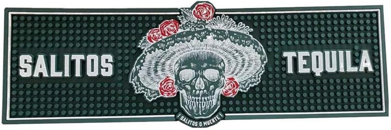 Generisch SALITOS Tequila Premium Barmatte im Totenkopfdesign - SALITOS O&