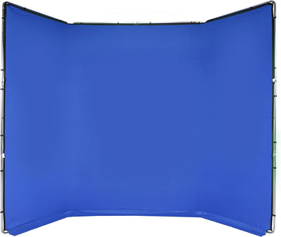 Chroma Key FX 4m x 2.9m Background Kit Blue