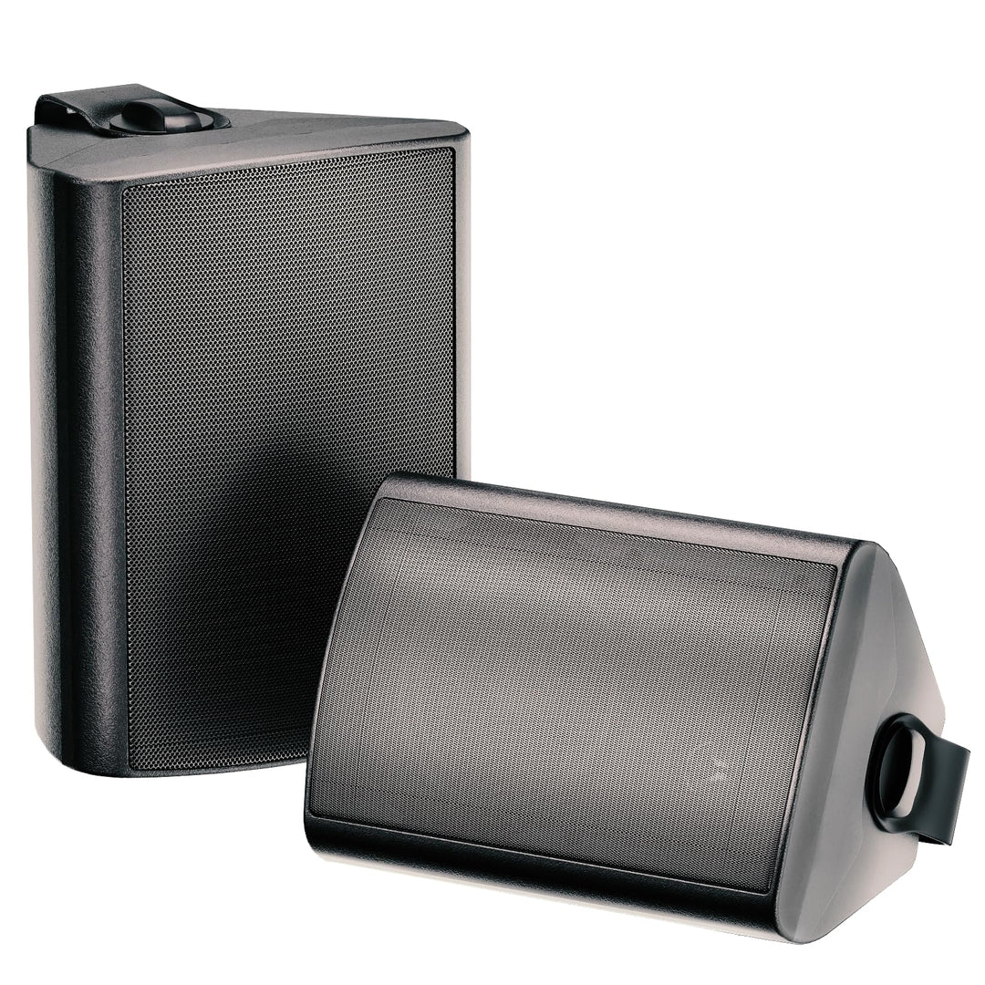 Herdio 6,5 Zoll Outdoor-Lautsprecher wasserdicht verkabelt 200 Watt mit kraftvollem Bass, Wandmontag