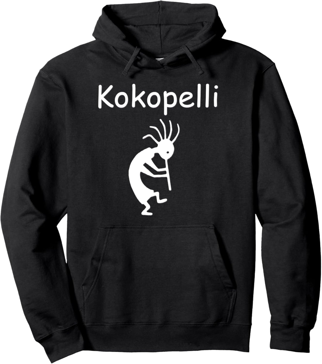 Kokopelli Cave Painting Pullover Hoodie
