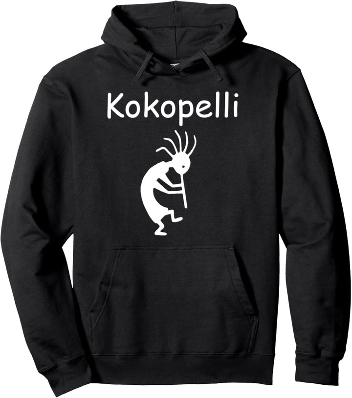 Kokopelli Cave Painting Pullover Hoodie