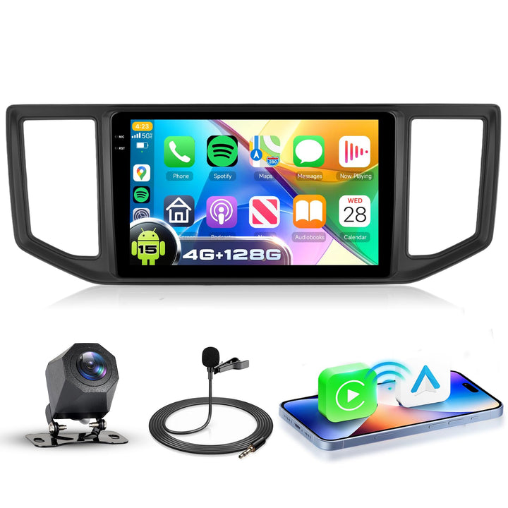 VECHTEL 4G+128G Autoradio Android 15 für VW Crafter 2017-2021, 10.1 Zoll In-Cell HD Touchscreen mit