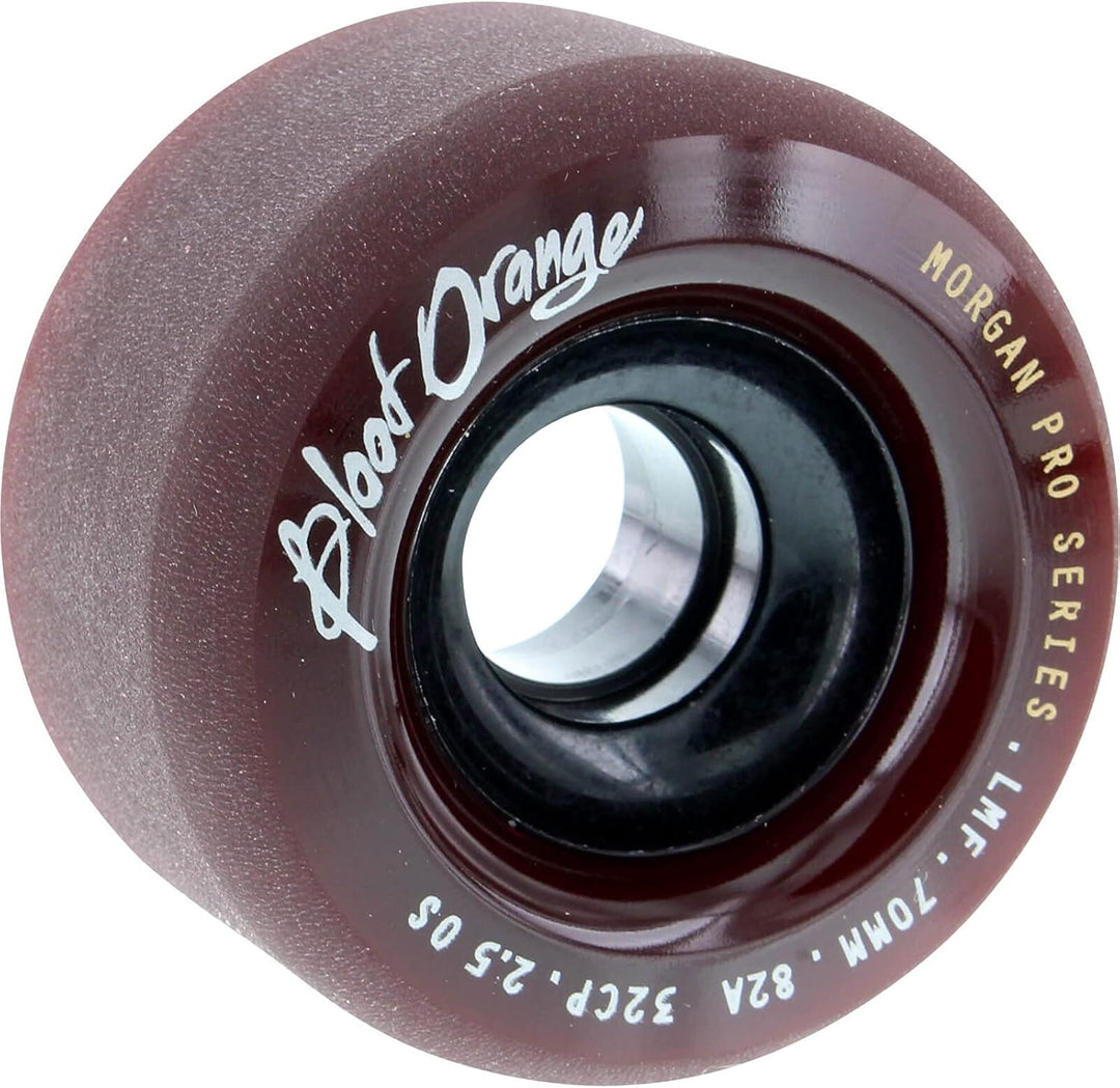 Blood Orange Liam Morgan Pro Series Midnight Maroon Longboard-Räder, 70 mm, 82a, 4 Stück