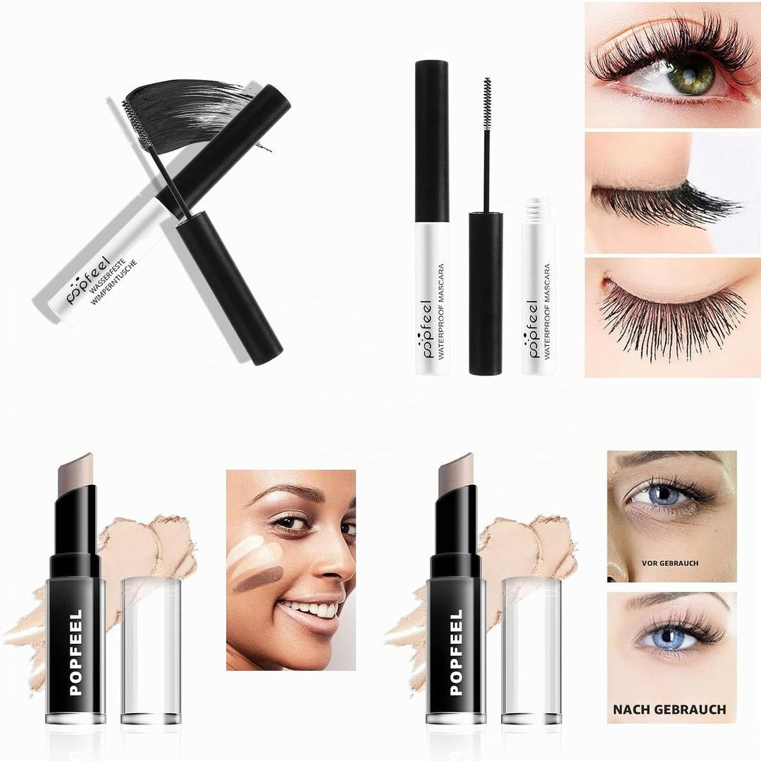 CHSEEO 34 Stück Mehrzweck Make-up-Set All-in-One Make-up-Geschenkset Kosmetik-Palette Starter Kit Li