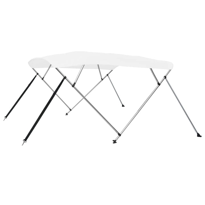 vidaXL 4-Bow Bimini Top Weiss 243x210x137 cm