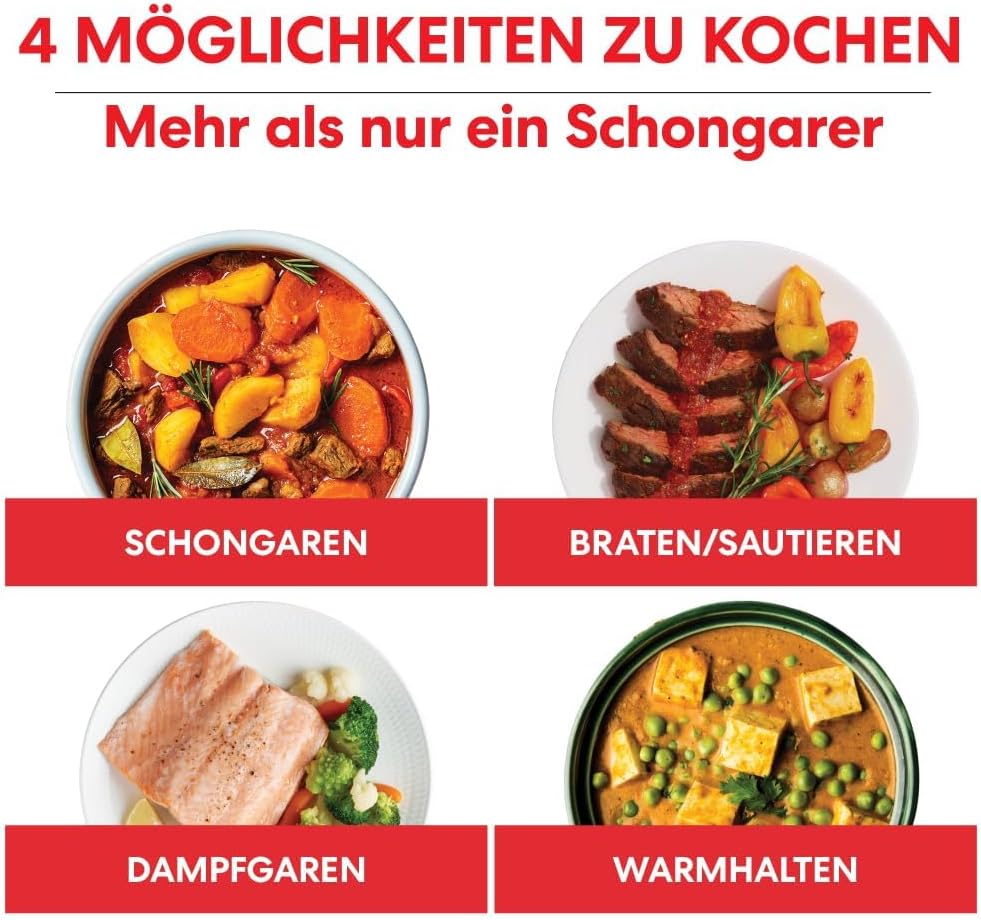 Instant Pot Superior Slow Cooker/Schongarer, 7.1L Multikocher / 4 Kochfunktionen (Schongaren, Braten