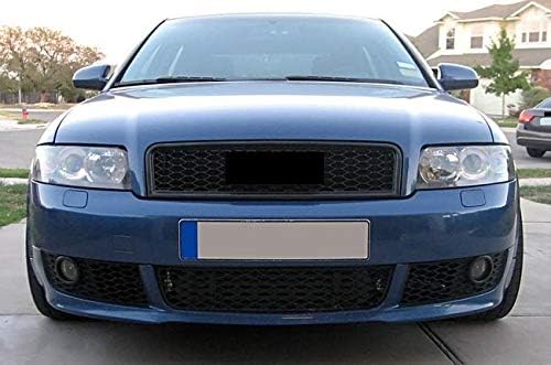 Waben- Gitter- Kühler- Sport- Front- Rippen- Grill ohne Emblem Schwarz Eintragungsfrei