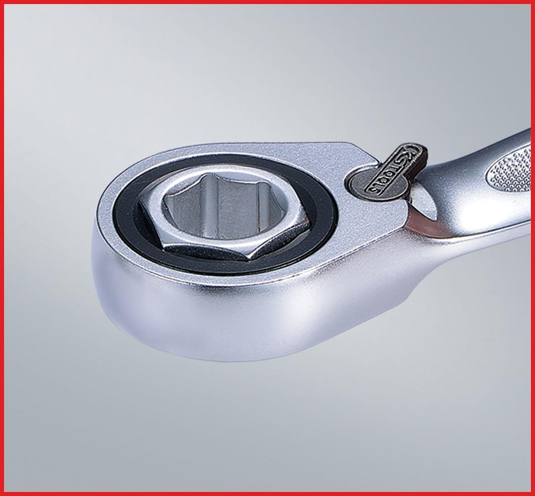 KS Tools 503.4645 GEARplus Doppel-Ratschenringschlüssel-Satz umschaltbar 10-tlg.