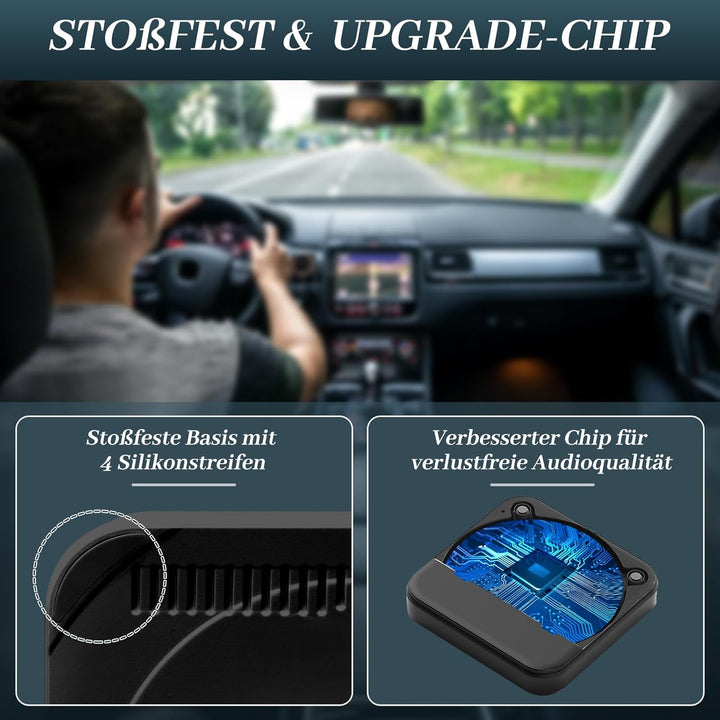 CD Player für Auto mit USB/AUX-Anschluss - Externer Universal Auto CD Player für PKW LKW, Extra USB-