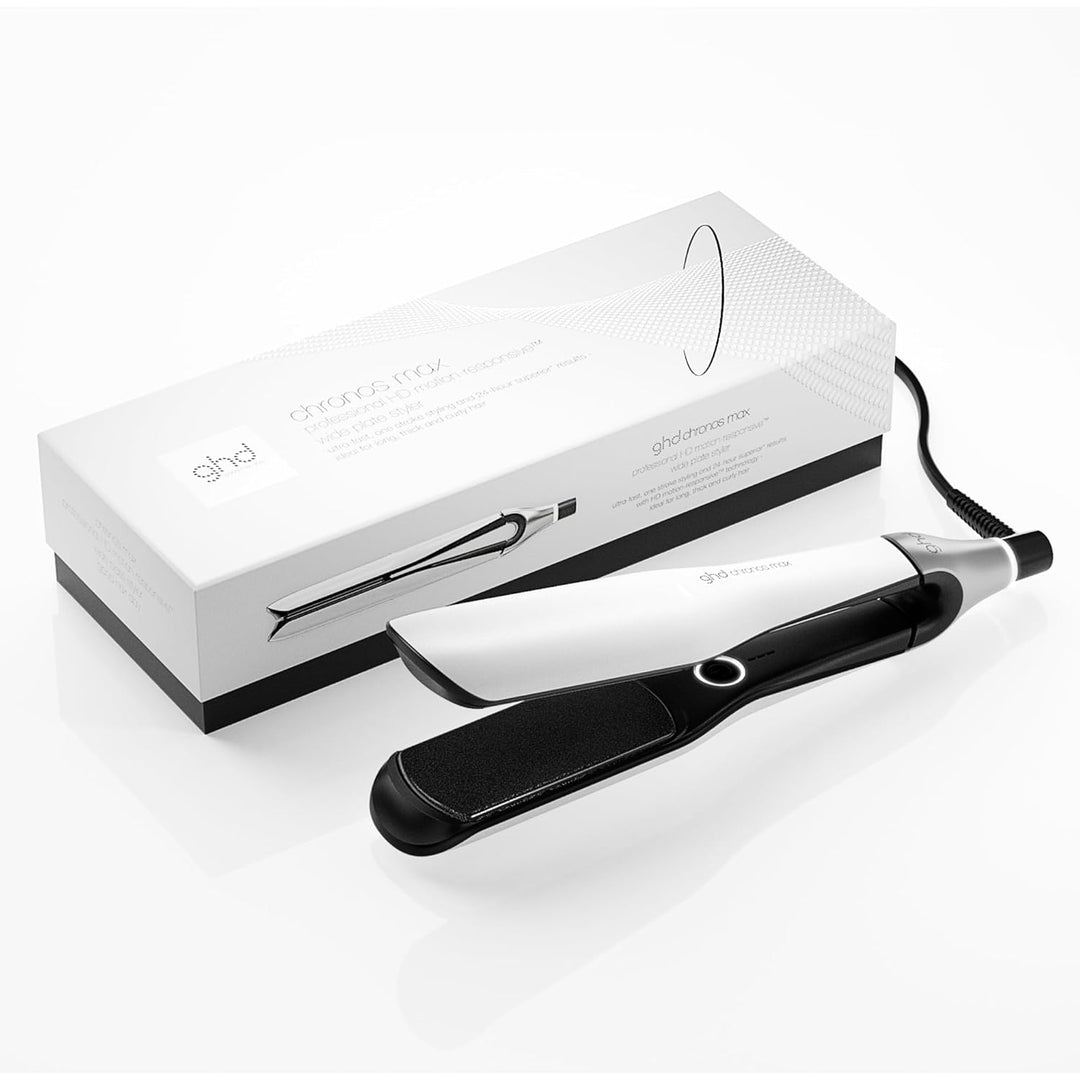 ghd Chronos Max – Glätteisen mit Breiten Platten - Schnelleres Styling in einem Zug für Mehr Glanz,