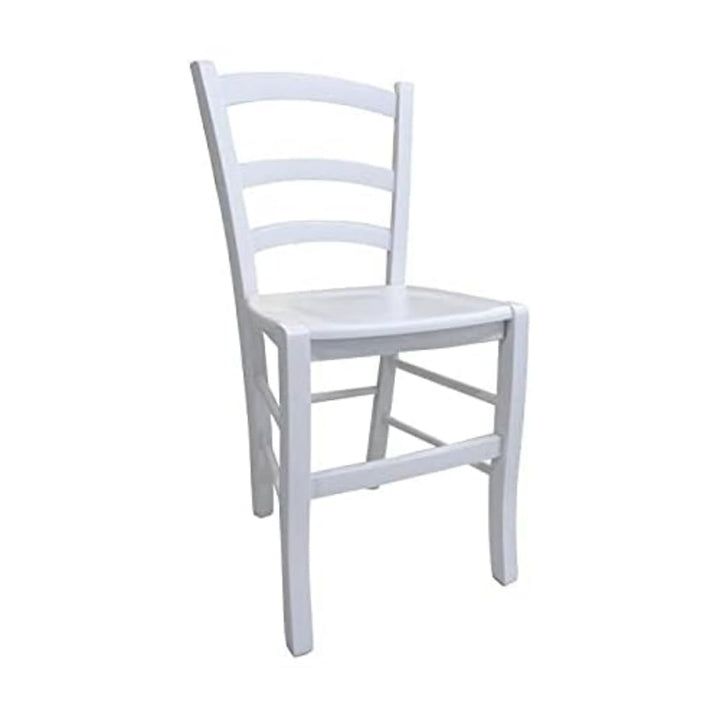 Dmora - Klassischer Holzstuhl, für Esszimmer, Küche oder Wohnzimmer, Made in Italy, cm 46x42h87, Sit
