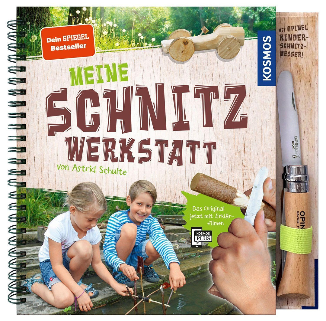 Meine Schnitzwerkstatt: mit Opinel Kinderschnitzmesser, Spiralbindung