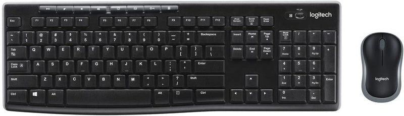 Logitech MK270 Kabelloses Set mit Tastatur und Maus für Windows, Französisches AZERTY-Layout - Schwa