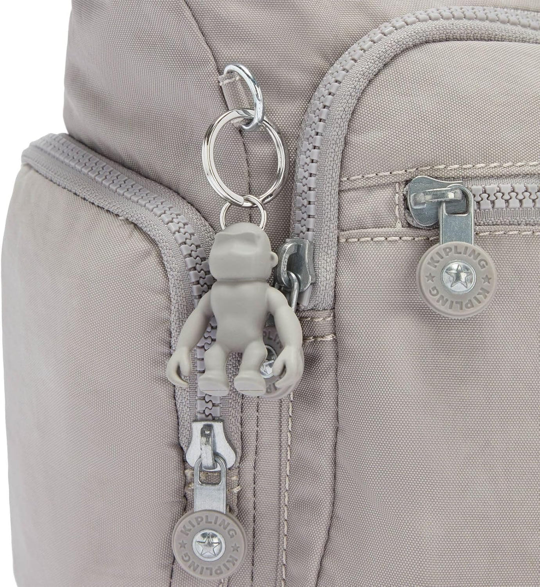 Kipling Damen Gabbie Crossbody, Grey Grau, 35.5x30x18.5 cm (B x H T) EU Einheitsgrösse Grey Gris, Ei