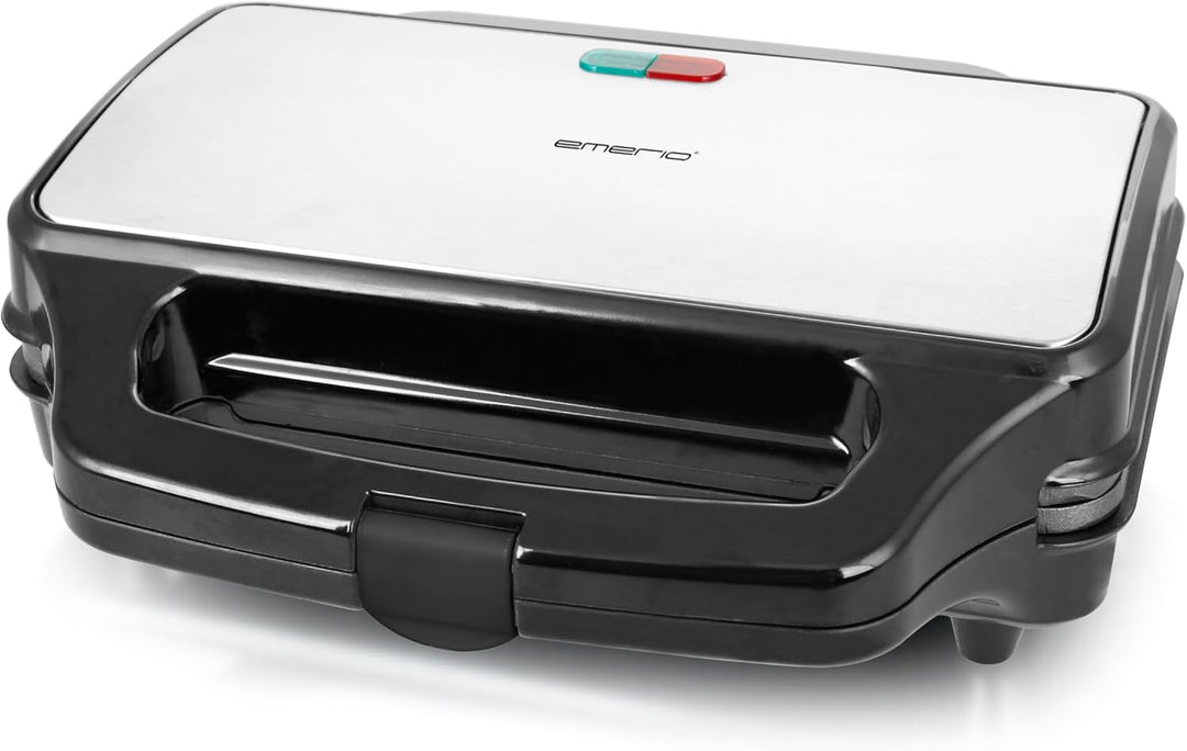 Emerio XXL Sandwichtoaster für alle Toastgrössen geeignet, BPA frei, grosse Muschelform, leicht zu r